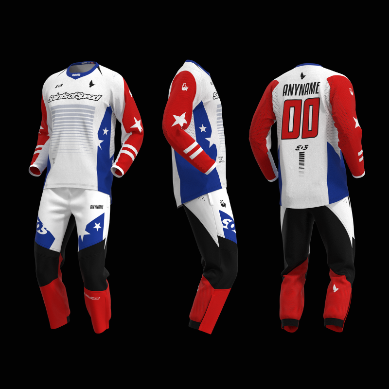 Saints of Speed ドーナツ柄 オフロードジャージ S Amazon.com