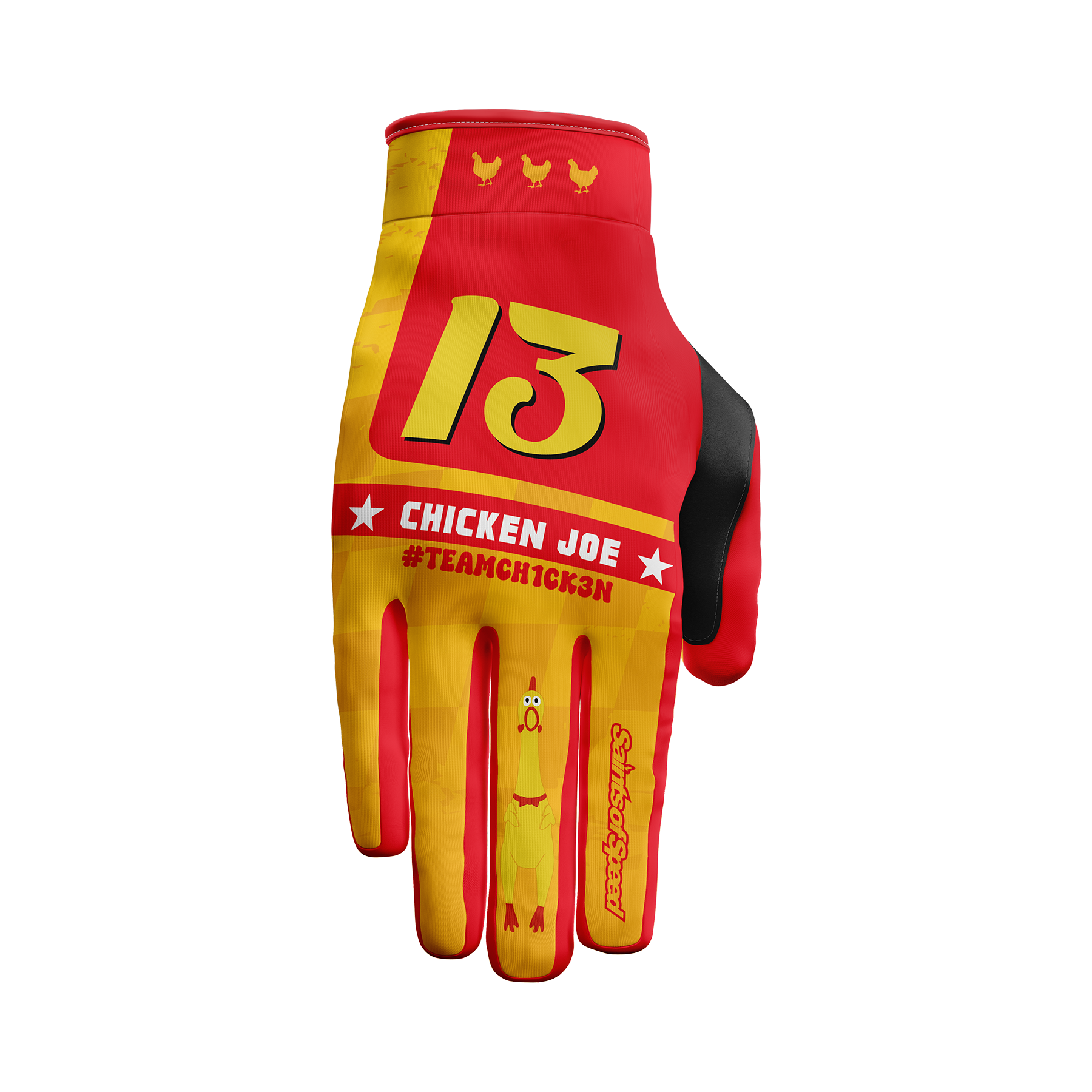 Motocross Gloves - Chicken Joe | Saints of Speed Motocross Gloves - Chicken Joe | Saints of Speed
