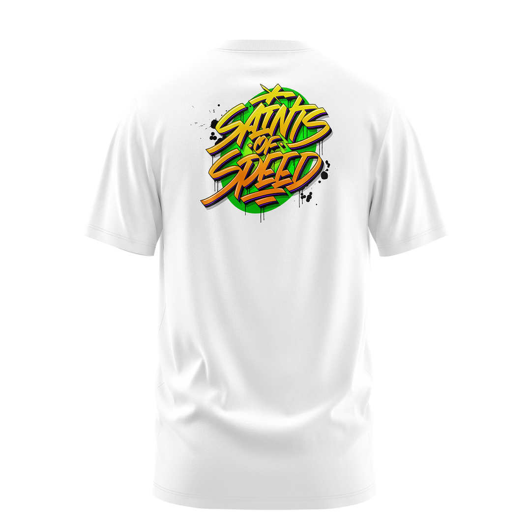 トップス HOLIDAY SUPER FINE T-SHIRT GRAFFITI LOGO HOLIDAY（ホリデイ）の「SUPER FINE S/S T-SHIRT (GRAFFITI LOGO