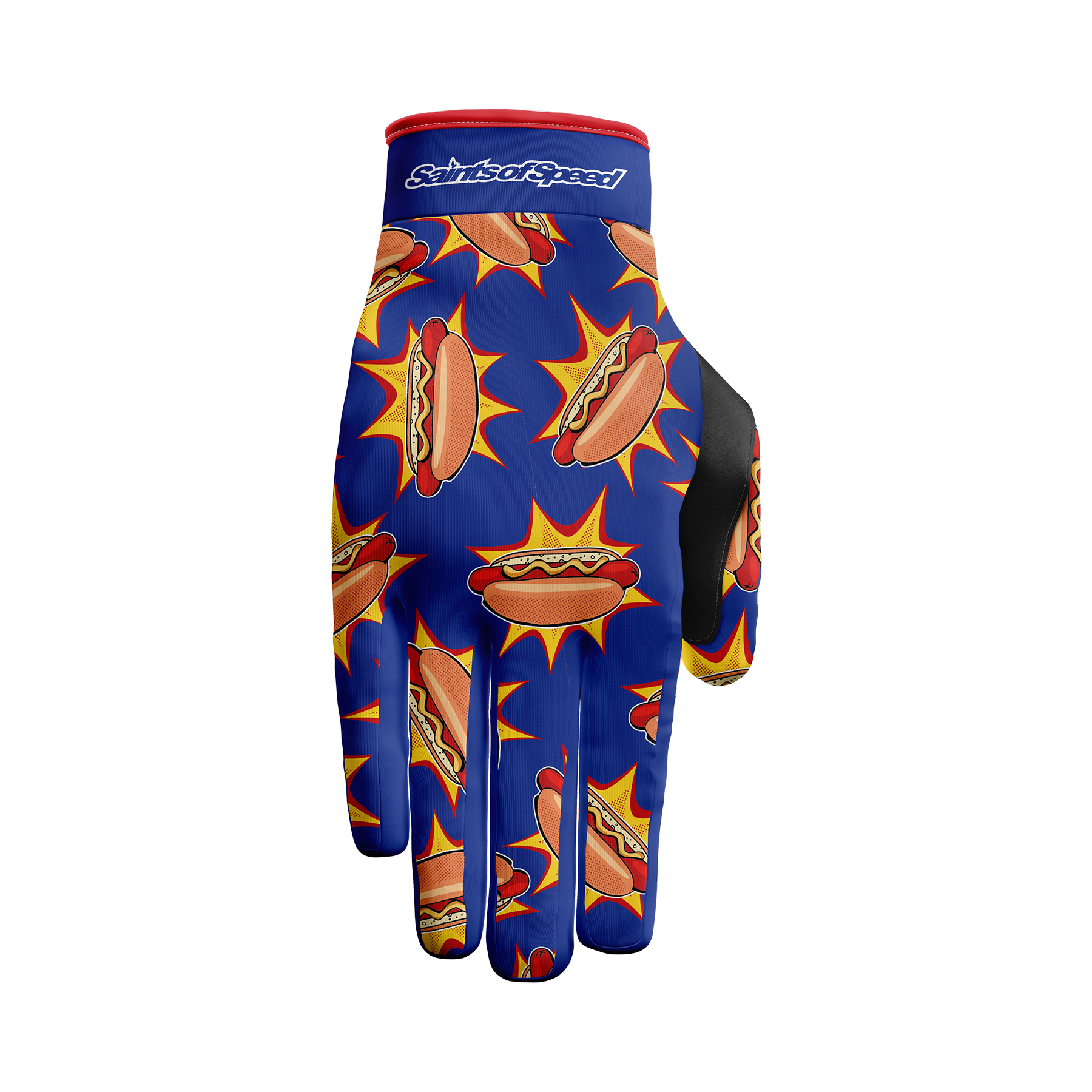 Motocross Gloves - Hot Doggin' | Saints of Speed