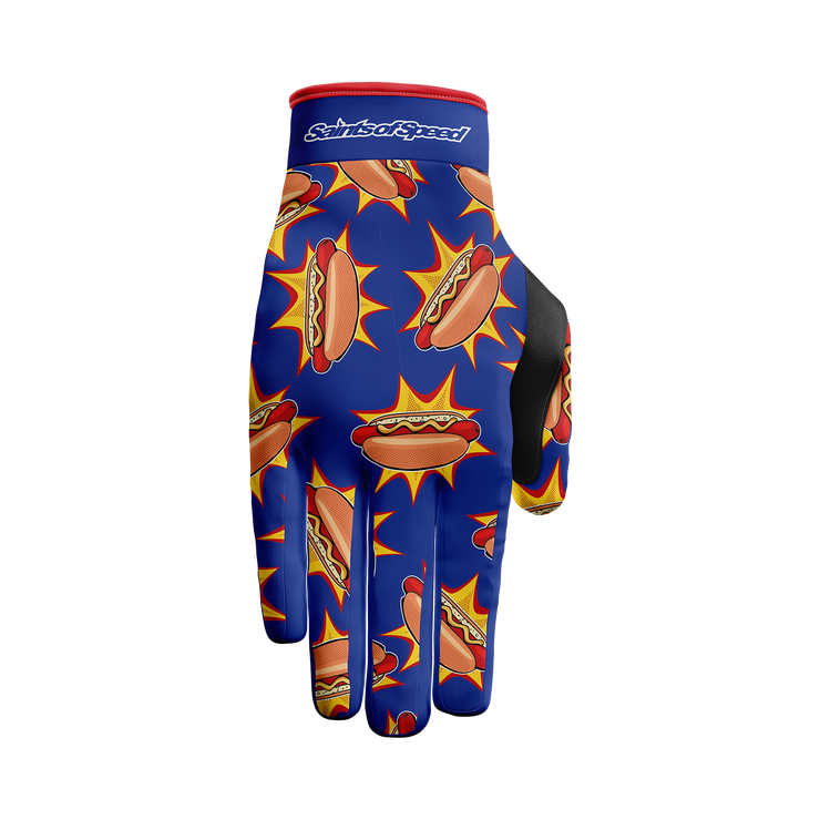 Motocross Gloves - Hot Doggin' | Saints of Speed