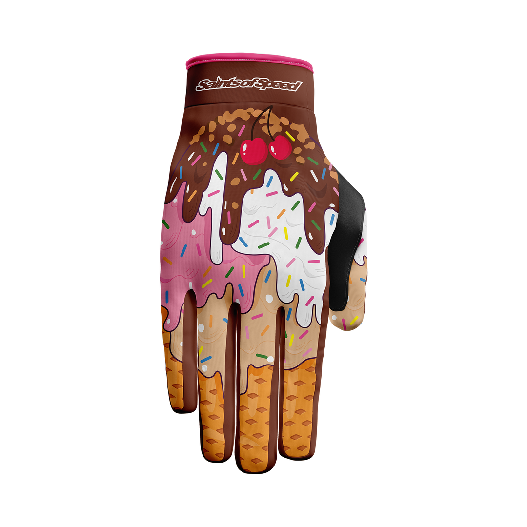 Motocross Gloves - On Any Sundae | Saints of Speed - Special Order