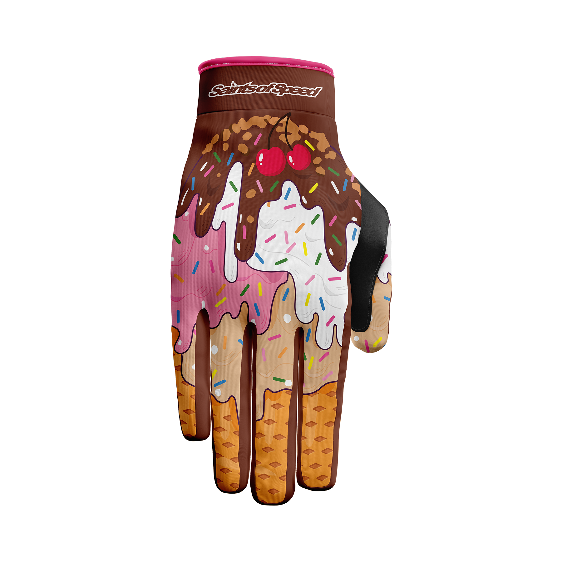 Motocross Gloves - On Any Sundae | Saints of Speed - Special Order