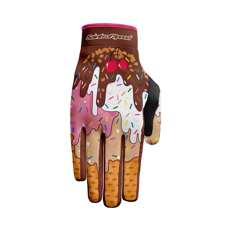 Motocross Gloves - On Any Sundae | Saints of Speed - Special Order