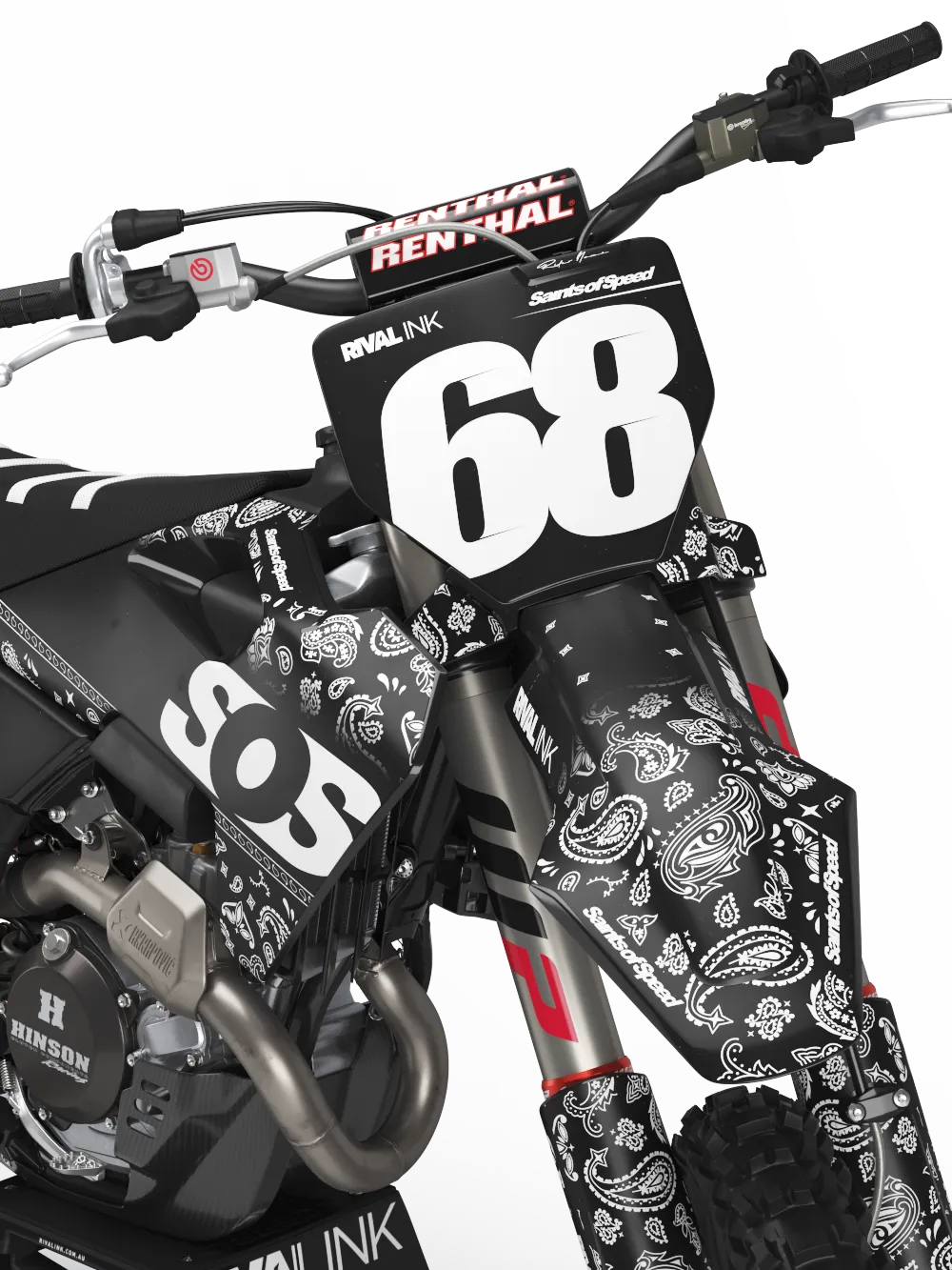 RYOL Motorbike Vibes ファインアートジークレープリント Black & White | Wall Art | Vintage Motorcycle | Framed Print – Jen