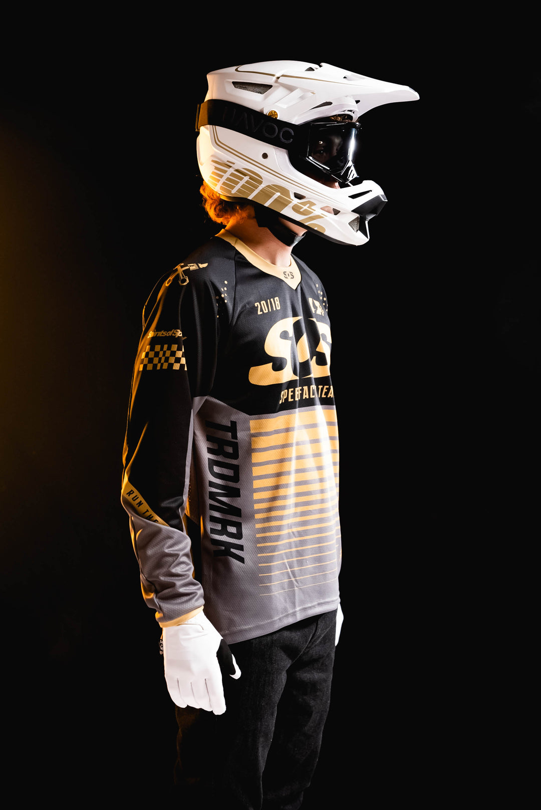 Saints of Speed ドーナツ柄 オフロードジャージ S Saints of Speed ドーナツ柄 オフロードジャージ S Amazon.com