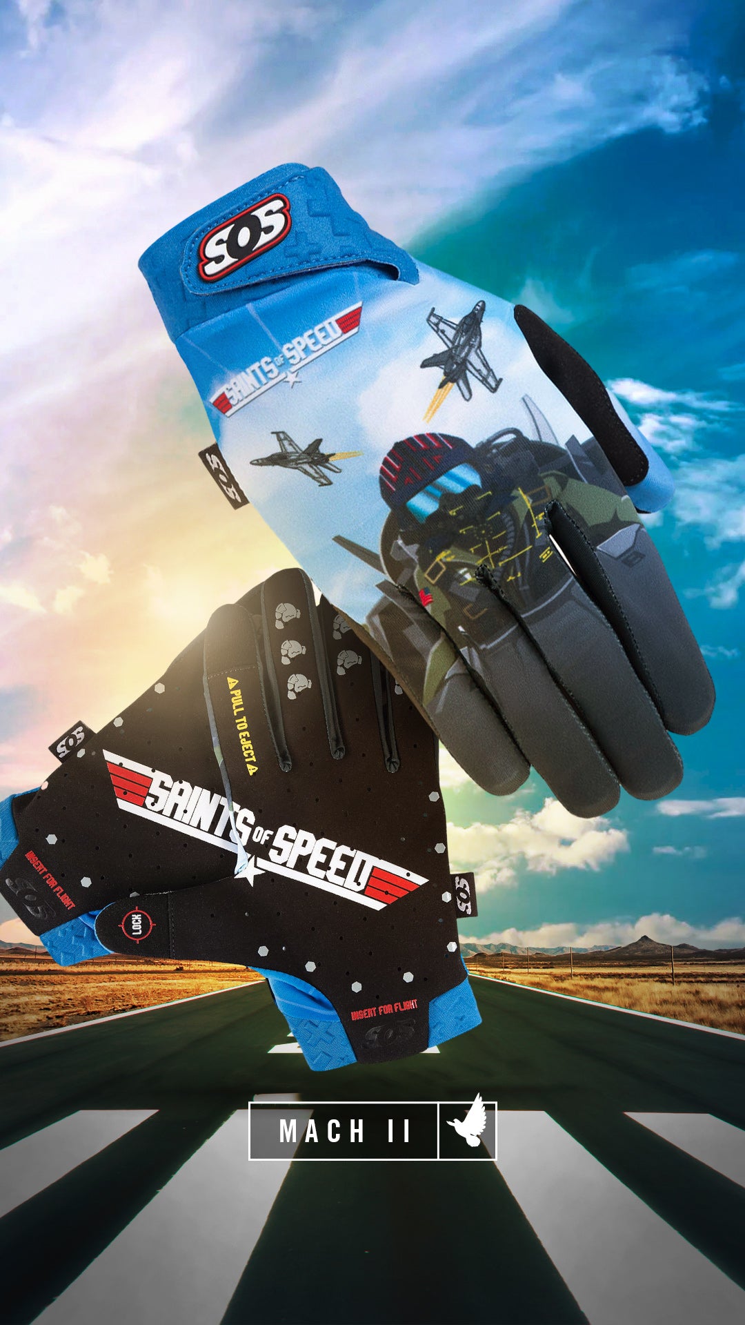 Motocross Gloves - Mach 2 | Saints of Speed